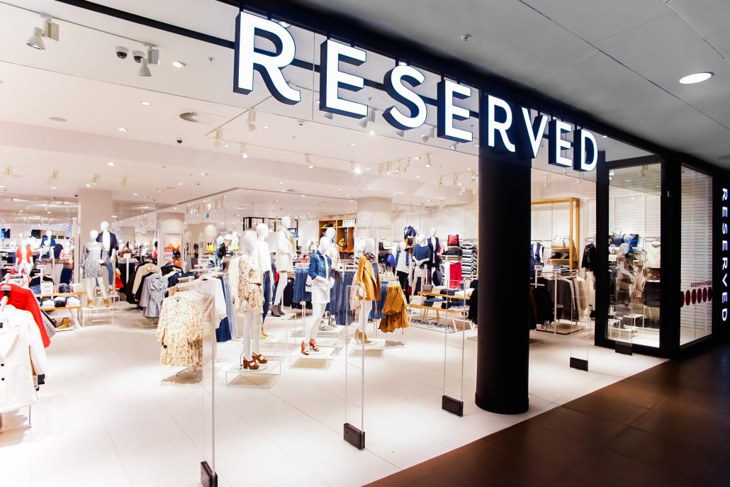 3 Reserved Flagship store in St. Petersburg SC Galeria