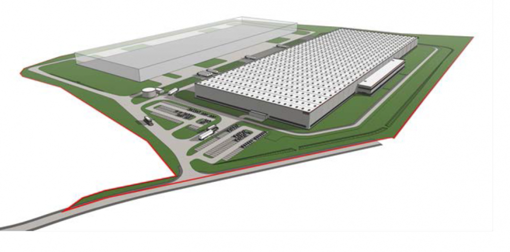 Wizualizacja magazynu SEGRO