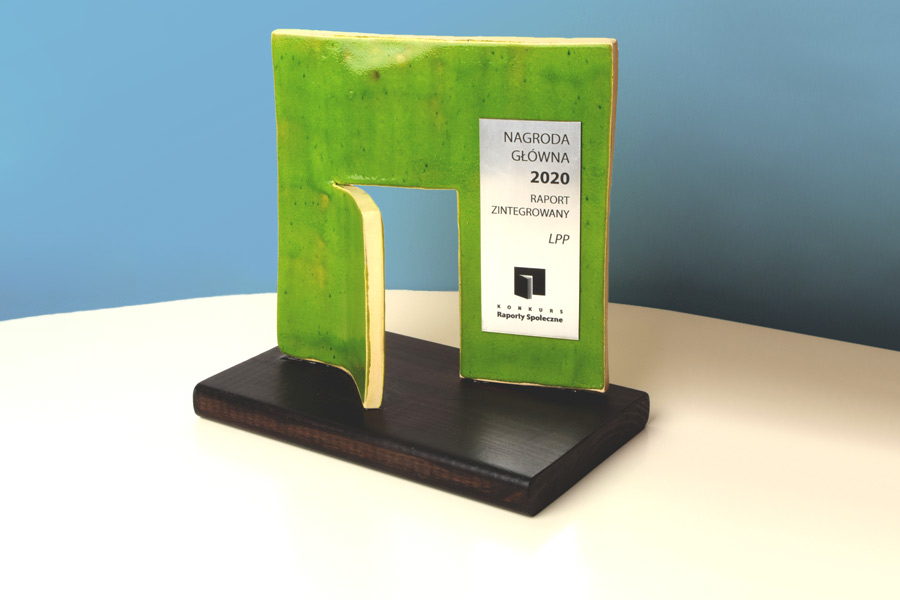 LPP’s Integrated Report awarded the main prize in the 2020 Social Reports Competition for the second time in a row LPP’s Integrated Report awarded the main prize in the 2020 Social Reports Competition for the second time in a row