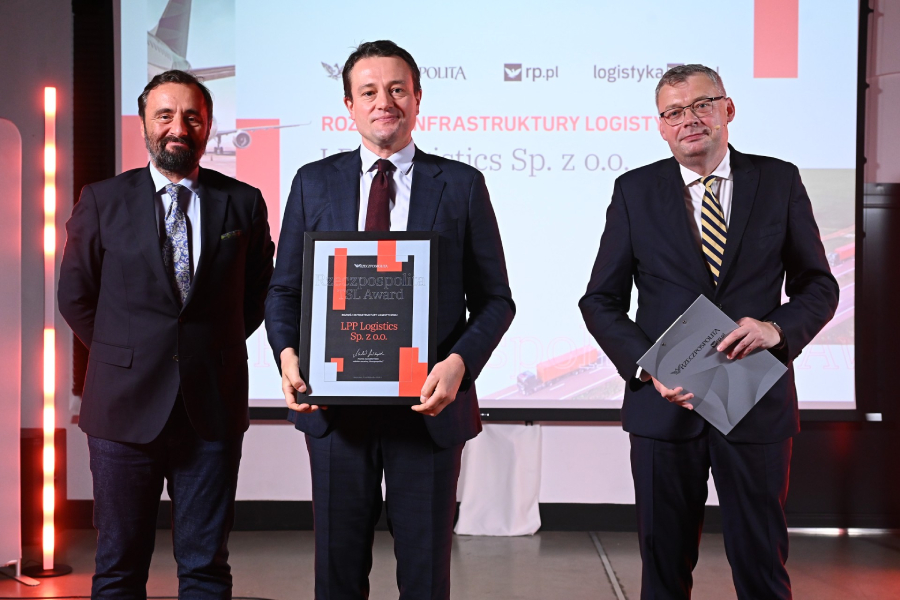 LPP Logistics laureatem nagrody Rzeczpospolita Award w kategorii „Rozwój infrastruktury logistycznej”