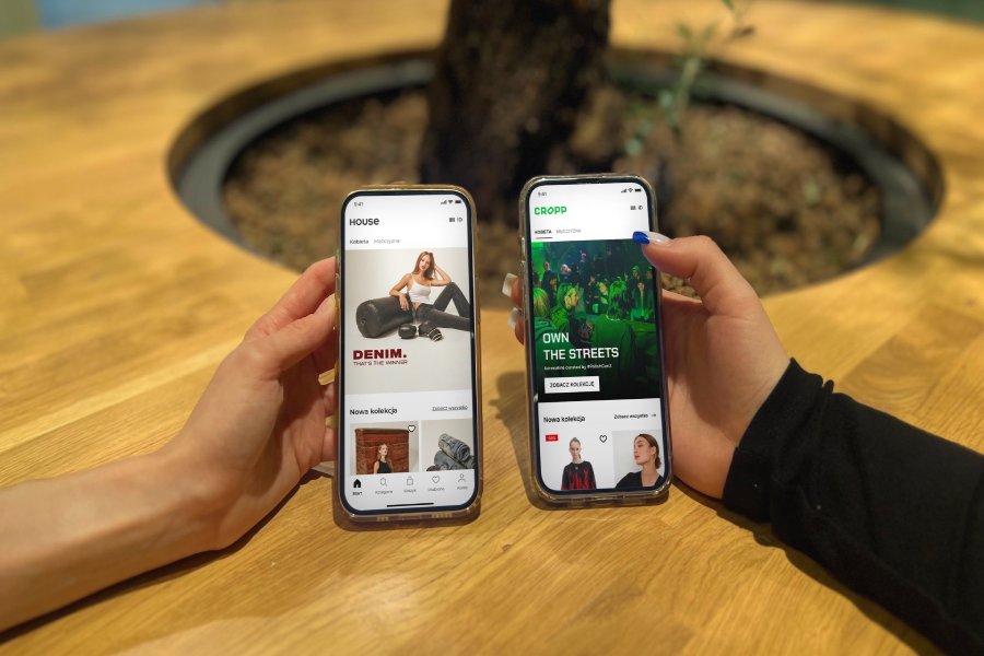 Marki Cropp i House debiutują z aplikacjami mobilnymi